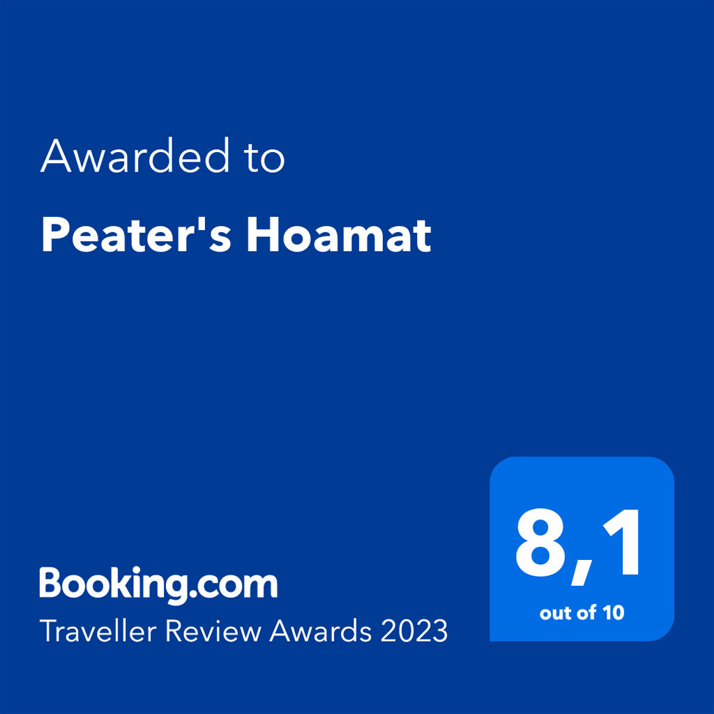 booking.com award 2023 peaters hoamat
